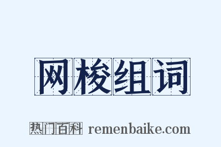 网梭组词是什么意思的图片